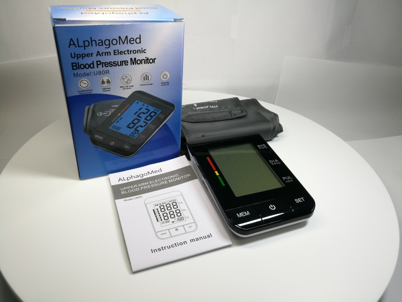 Alphagomed Upper Arm Electronic Blood Pressure Monitor Model U80R